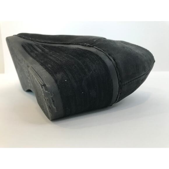 Dansko Sheena Slouchy Black Leather Wedge Bootie Women’s Size 41/10.5 - Picture 14 of 14